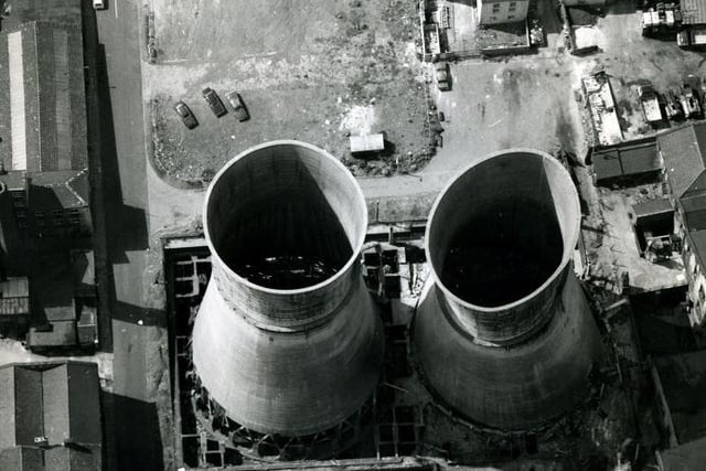 Halifax cooling towers back in 1974.