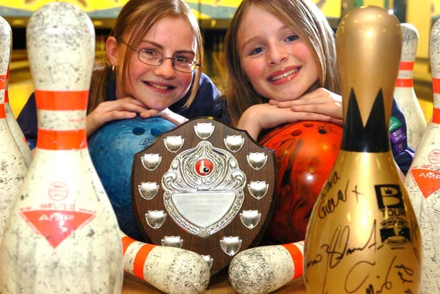Preston 10-pin bowlers Rachel Richmond, aged 12, and Melissa Kemp, aged 13, are the new doubles champions after coming first in the Lancashire County Championships Handicap Tournament. Their team also were also first overall and Melissa also came first in the girls singles