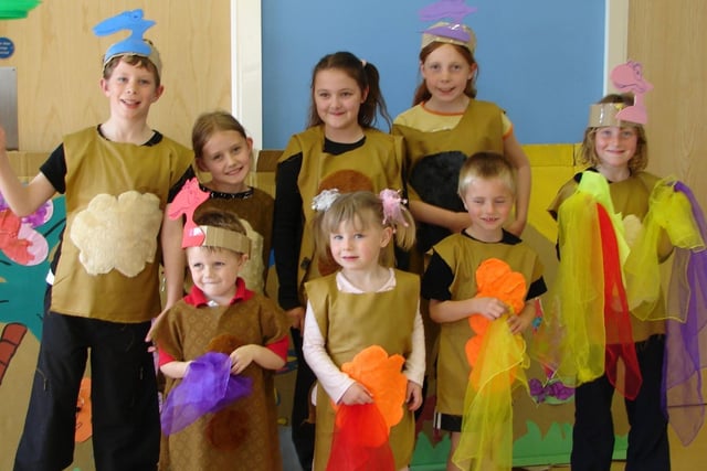 Children who performed at the YMCA performing arts workshop in Fleetwood