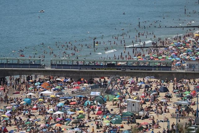 He tweeted: "With 1/2 million visitors in Dorset, roads are gridlocked, hindering emergency vehicles & beaches are full - with Dispersal Orders on both piers. I've asked Police Minister to dispatch additional police if Dorset requests."