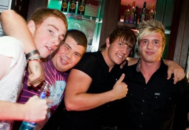 Nathan, Shane Tom and Danny at Bar Fusion in 2010.