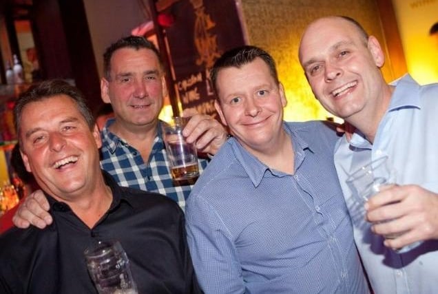 Mick, Kevin, Gary and Peter at Bar Fusion in 2010.