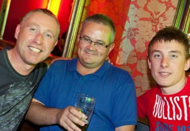 John, Chris and Jordan at the Glassroom in 2010.