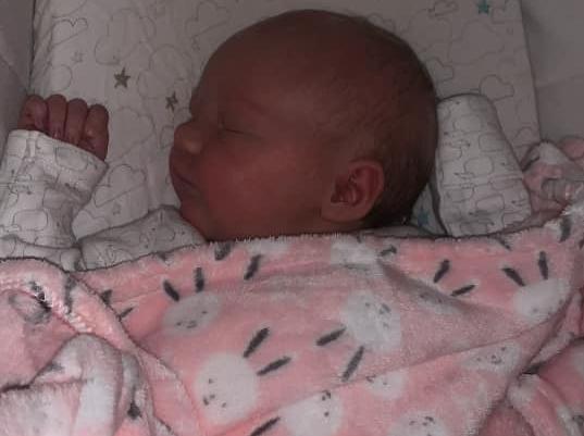 Chloe Francis, from Kirkham, had Ruby on May 28, with her (Ruby!) weighing 7lbs 8oz.