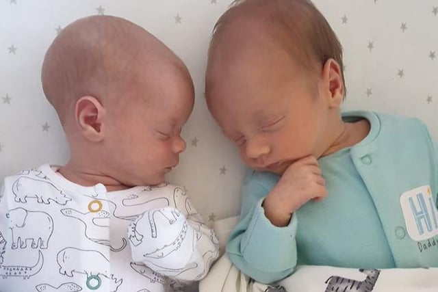 A girl (Nova) and boy (River) set of twins are uncommon, but this pair are born a day apart! Nova was born at 00.04am on May 4 weighing 4lbs and River was born at 11.55pm on May 3 weighing 5lb 9oz.