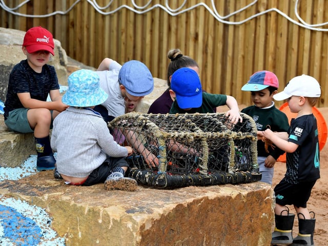 The pre-schoolers are having a whale of a time and to add to the fun, the new facility also boasts a new two storey beach hut classroom, covered play areas and adventure playground, as well as direct access to the banks of the river.