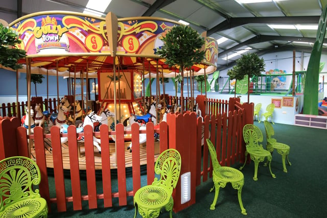 There is also a children's carousel.
