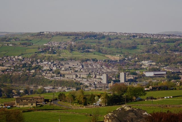 Looking over at Sowerby Bridge from Norland Moor by George Wilson.