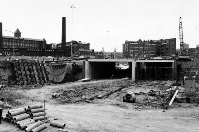 The 1,200ft-long Westgate Tunnel section of the Leeds inner ring road was built to such a strength the ground above could be developed.