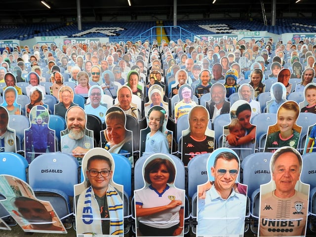 A closer look at the 15,000 crowdies that are in place at Elland Road for the remainder of the season.