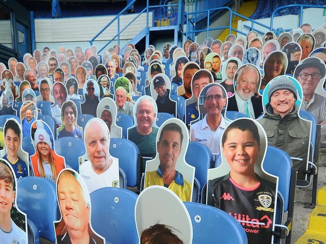 A closer look at the 15,000 crowdies that are in place at Elland Road for the remainder of the season.