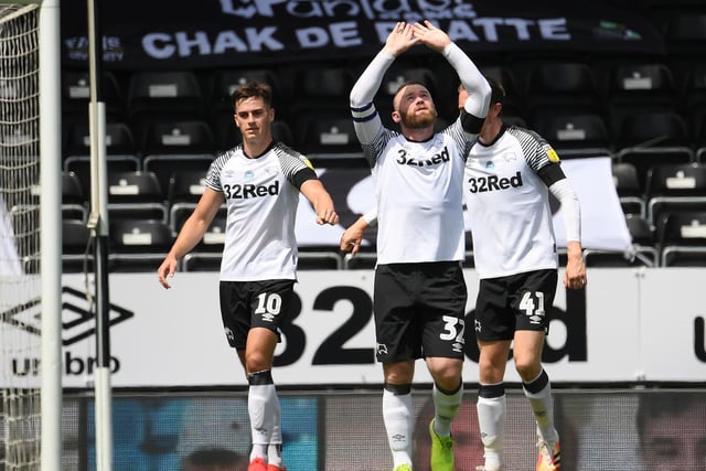The Rams are up to eighth having won their last four and now just three points off the play-offs. It's not hard to see Wayne Rooney and company gatecrashing the top six and United's game at Pride Park could be a cracker. Photo by Ross Kinnaird/Getty Images.