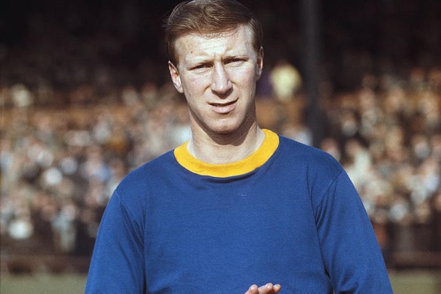 Jack Charlton, of Leeds United, circa 1970.  Photo by Don Morley/Allsport UK/Getty Images.