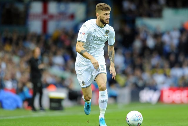 Now in the Leeds United's centurions club after his 100th outing for the Whites against the Cottagers and all set to start an amazing 88th consecutive league game for Leeds in centre midfield, not missing one. Picture by Tony Johnson.