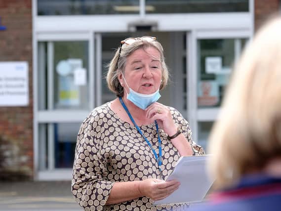 Photos from the two-minute silence at Scarborough Hospital. Pictures by Richard Ponter.