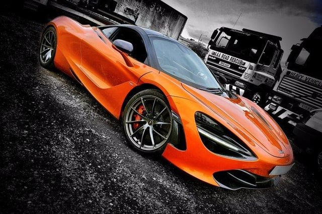 HO30 (in an unmarked police car) was overtaken on the motorway at well over 100mph by this Maclaren.  When pulled over it was discovered the driver was disqualified, but doesn't it look ace in the recovery yard