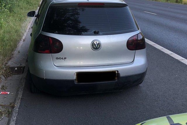 If you travel to Blackpool with your friends to enjoy the sunshine and take cannabis dont be surprised if you then provide a positive roadside drug wipe for cannabis and are arrested. This car stopped leaving Blackpool. Driver arrested and car recovered.