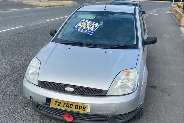 Massively excessive speed in a 30mph zone past an unmarked police vehicle Lancaster Road, Knott End! Driver had just purchased the car with no licence, tax or insurance! Seized S165 and driver reported