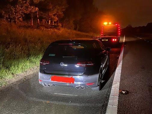 The search for a late night burger by the driver of this car came to an end on the M66 after being seen driving at excessive speeds by officers in Accrington.The driver had already been warned in April about his style of driving but ignored the advice.Seized section 59