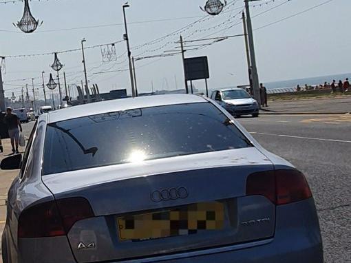 Guest appearance in West Division for #HO60 in sunny Blackpool. Vehicle seized as insurance policy found to be fraudulent. Driver reported for the offence