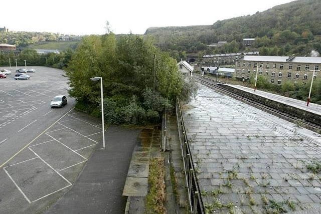 There are two platforms at Halifax Train Station but take a look at this disused platform. In the past plans were submitted to bring it back into use.