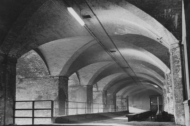Deep within the Dark Arches in January 1968.