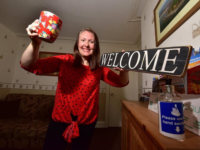 Marine View Guest House opens ... Kelly-Marie Brandreth looks forward to business.