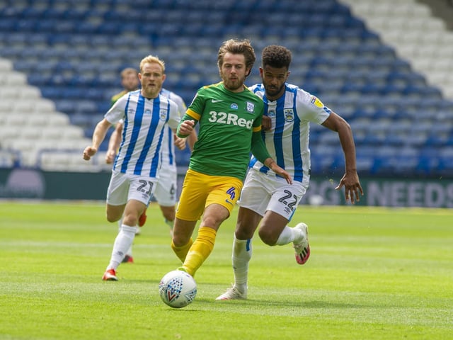 He was always looking to get on the ball and provide an option for his team-mates. Helped stifle Huddersfields midfield.