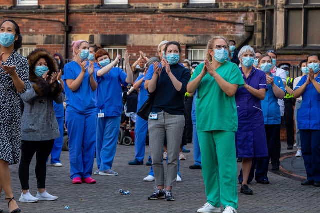 NHS staff in Leeds have shown commitment, courage and sacrifice during the UK's coronavirus pandemic.