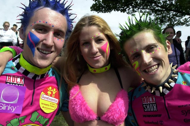 There was certainly no lack of colour at the Love Parade.