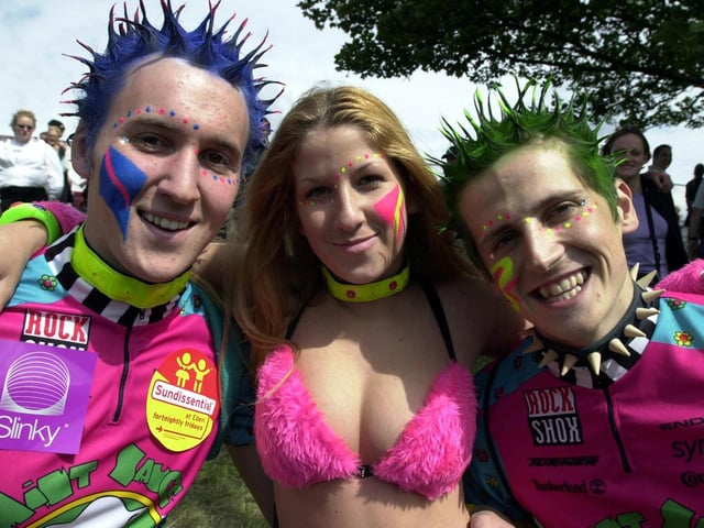 There was certainly no lack of colour at the Love Parade.