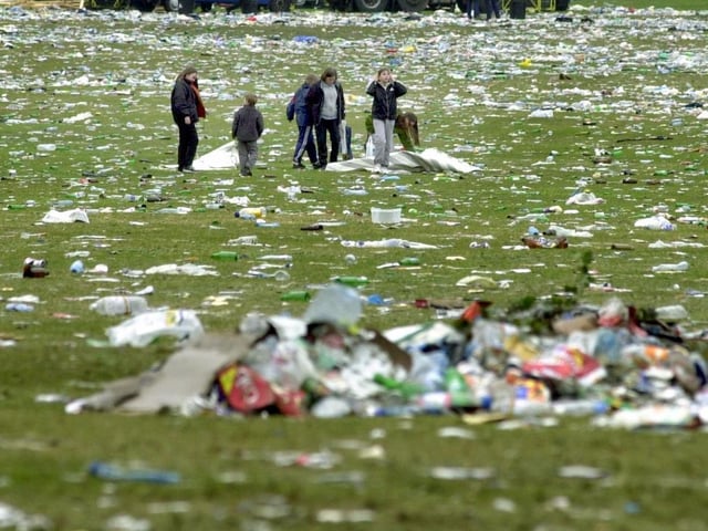 There was a lot of tidying up to do in Roundhay Park after the Love Parade