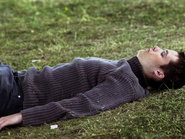 It all gets a bit too much for this reveller in Roundhay Park.