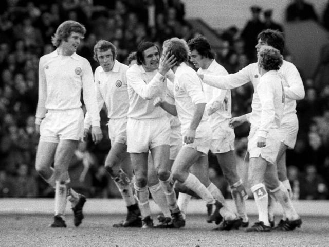 Smiles all round as a Terry Yorath goal silenced the Canaries at Elland Road in December 1973.