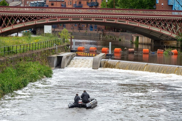 CCTV checks have since shown a man entering the River Aire near to Crown Point Bridge at about 6.30am that morning.