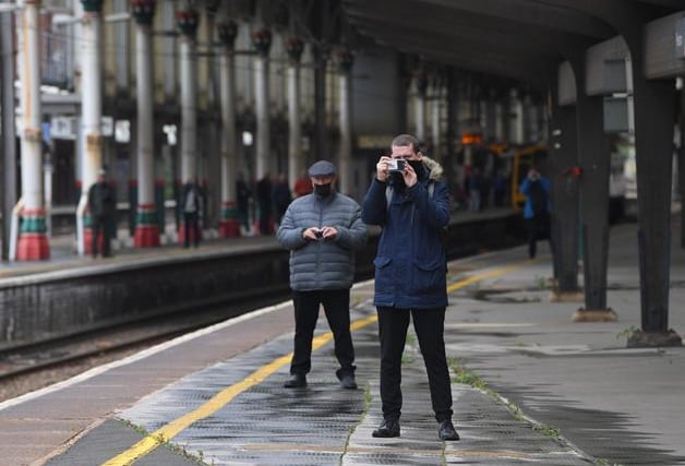 As were a couple of other keen spotters on the platform