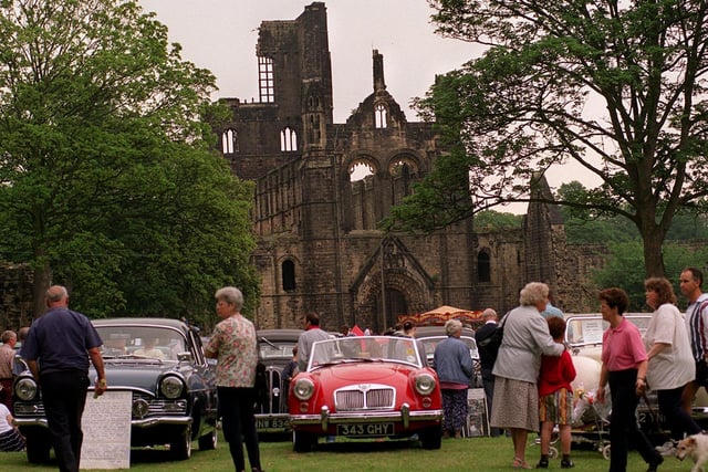 A collection of classic cars adds to the attraction of Kirkstall Festival.