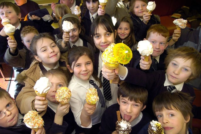 A visit in 2007 by St Martin's School pupils.