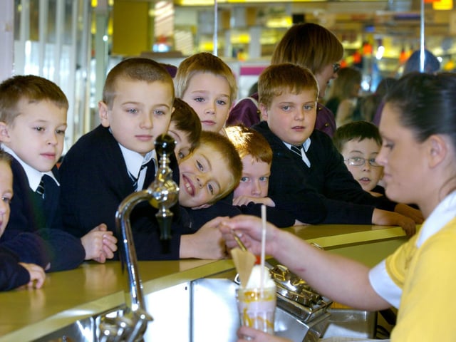 Visit in 2007 from St Martin's School pupils.