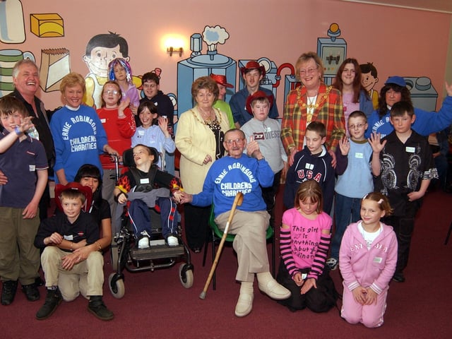 One of the most enduring characters connected with the Harbour Bar was fundraiser Ernie Robinson, here at the annual Ernie Robinson Children's Charities party in 2003.