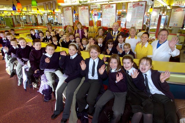 Visit in 2007 from St Martin's School.