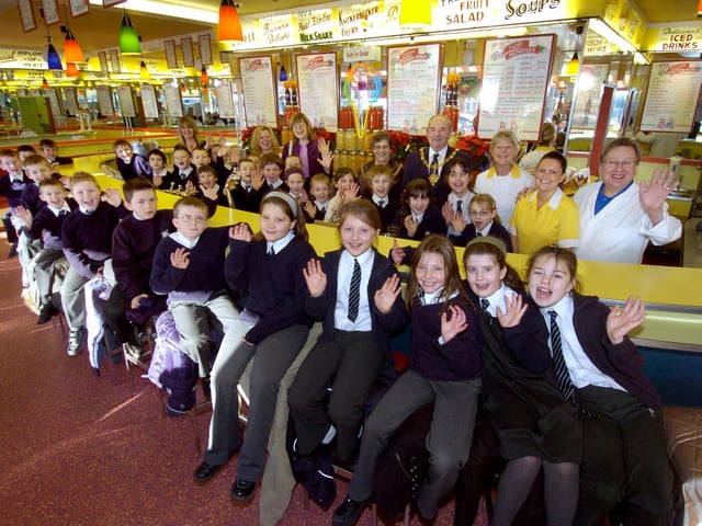 Visit in 2007 from St Martin's School.