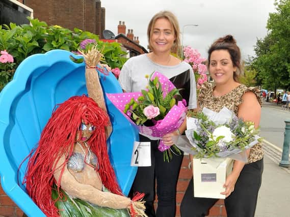 Staff from The Flower Shop By Morgan, Leah Loftus and Tilly Tomlinson join the Little Mermaid