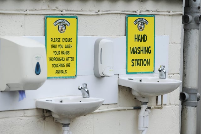 Hand washing stations are available around the farm, as well as hand sanitiser upon entry and the implementation of the 'track and trace' system.