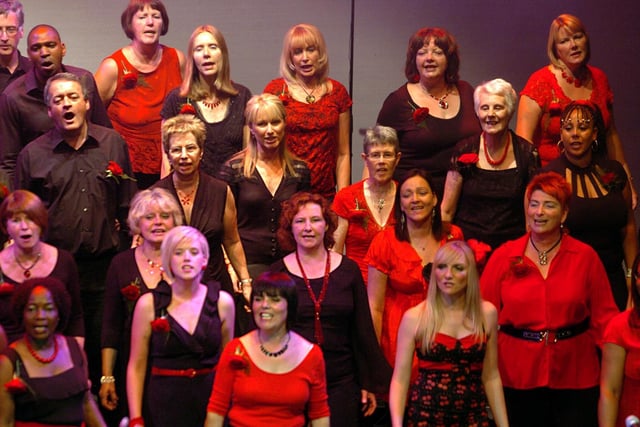 The One Voice Community Choir perform their 10th anniversary concert at the Preston Guild Hall