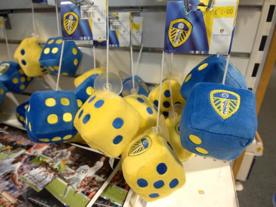 Shopping on together! with Leeds United. PIC: Simon Hulme