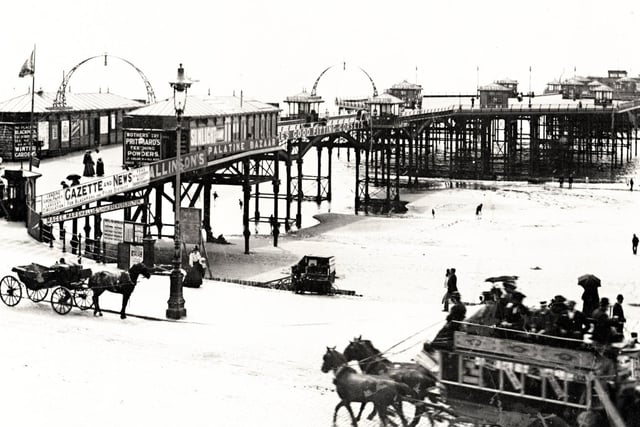 A very early, undated photo of Central Pier