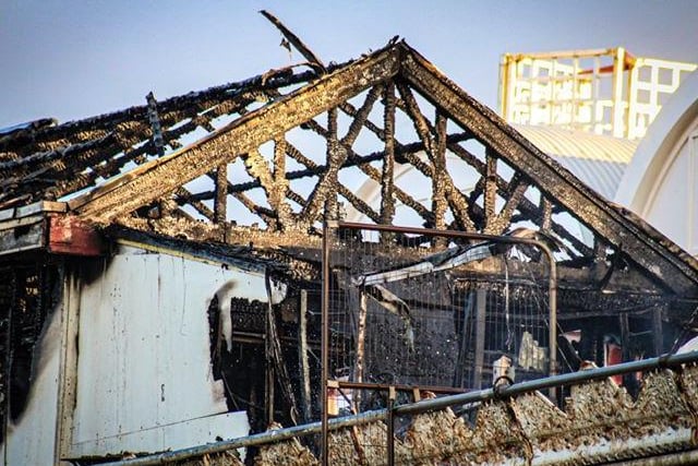 The aftermath of the blaze captured by Gordon Head