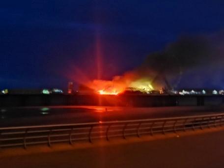 Declan Walker captured this image of the blaze.