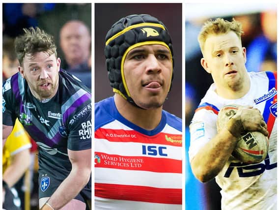 Eight Wakefield Trinity players are out of contract at the end of the campaign. Pictures: SWpix.com.